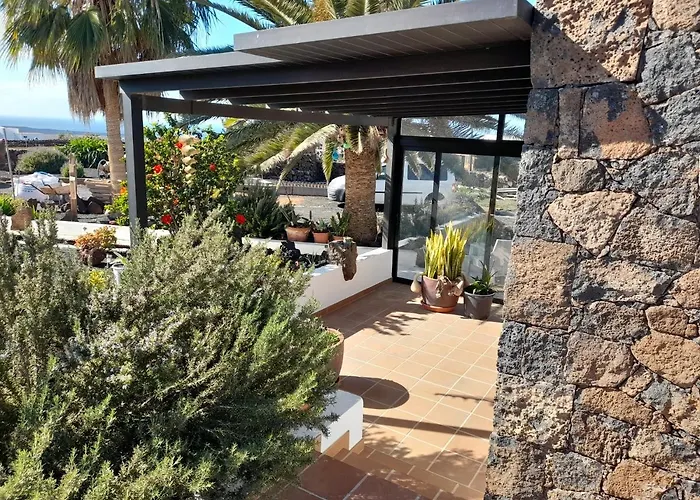 Con Terraza Y Jardin Hébergement de vacances *